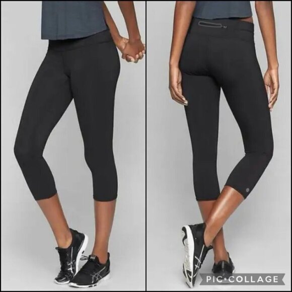 Athleta Sonar Capri Cropped Leggings Pants - Picture 1 of 7